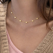 Feines Herz-Kette aus Edelstahl 316L - Herzensglanz Halsketten KOOMPLIMENTS