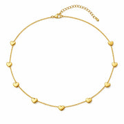 Feines Herz-Kette aus Edelstahl 316L - Herzensglanz Halsketten KOOMPLIMENTS