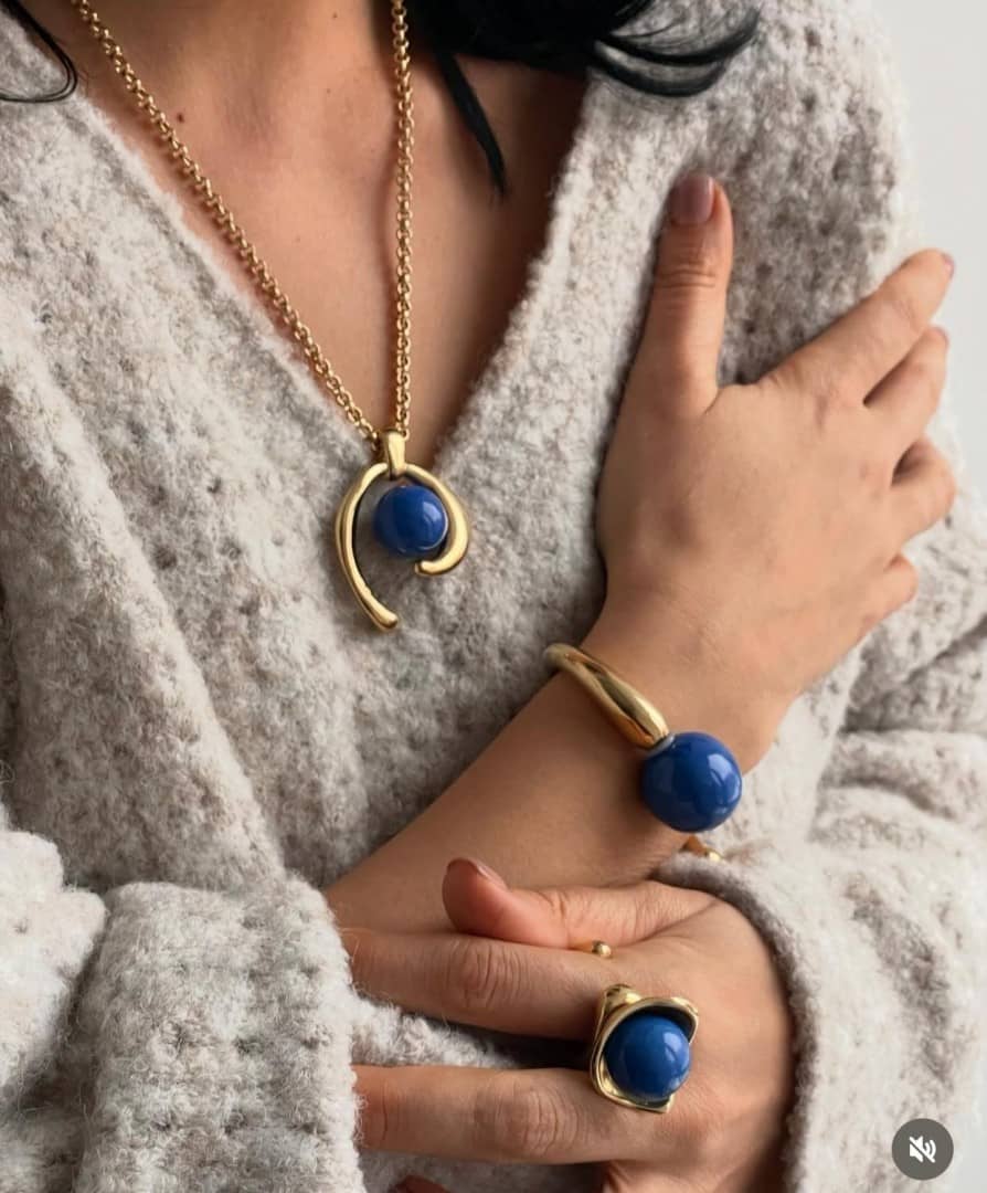 Grosse Schmuck mit Keramikperlen | KOOMPLIMENTS