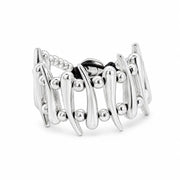 Kugelperlen Lederarmband mit Horn - CUERNO Armband KOOMPLIMENTS