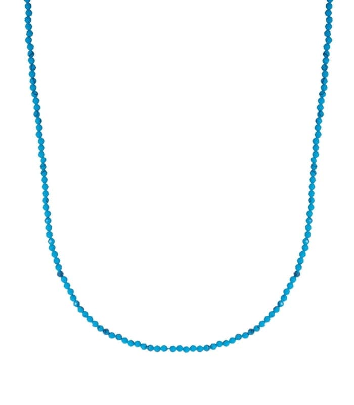 Kurze Kette mit Mini-Türkisperle - ESSENZIAS Halsketten KOOMPLIMENTS