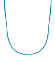 Kurze Kette mit Mini-Türkisperle - ESSENZIAS Halsketten KOOMPLIMENTS