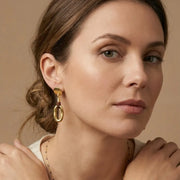 Lederarmband vergoldete Spange  - Noé Armband KOOMPLIMENTS