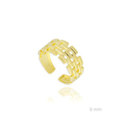 Moderner Gold Ring Kettenform Ringe KOOMPLIMENTS