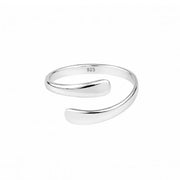 Offener Silberring 925 mit geschwungenem Design Ringe KOOMPLIMENTS