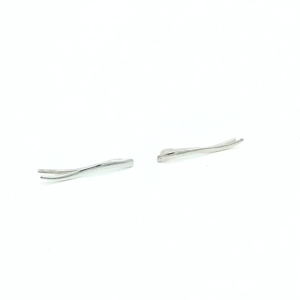 Ohrkletterer aus 925 Silber – 27 mm Ohrstecker KOOMPLIMENTS
