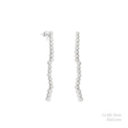 Ohrringe aus Sterlingsilber mit Zirkonen Ohrringe KOOMPLIMENTS