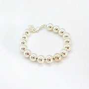 Runde Silber Perlen Armband - LEAL Armband KOOMPLIMENTS