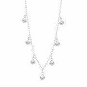 Santiago Halskette mit Muschel-Anhänger – 925 Silber, 40+3 cm Halsketten KOOMPLIMENTS