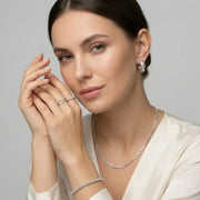 Schlichter Ring aus Silber Schlaufe - Infinity Ringe KOOMPLIMENTS