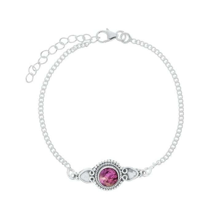 Silber Armband mit Amethyst Armband KOOMPLIMENTS