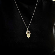 Silber Halskette Fatima Hand Halsketten KOOMPLIMENTS
