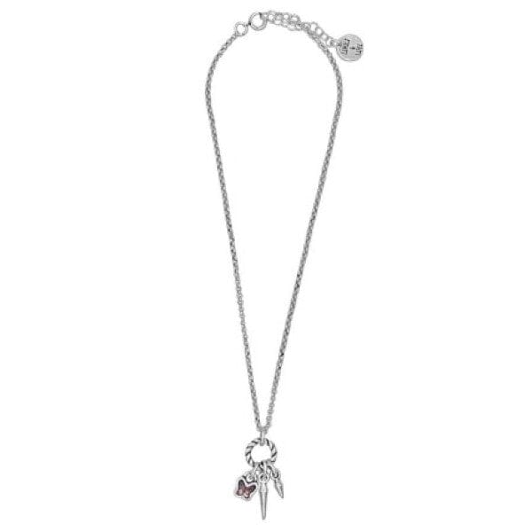 Silber Halskette mit Schmetterling - BUTTERFLY Halsketten KOOMPLIMENTS