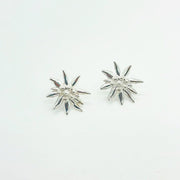 Silber Ohrstecker Edelweiss Ohrstecker KOOMPLIMENTS