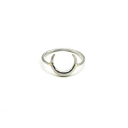 Silber Ring Halbmond KOOMPLIMENTS