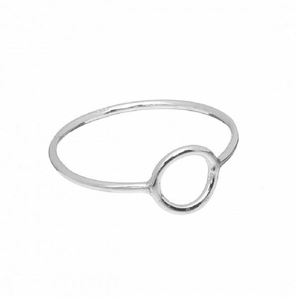 Silber Ring mit Kreis - KIKLOS Ringe KOOMPLIMENTS