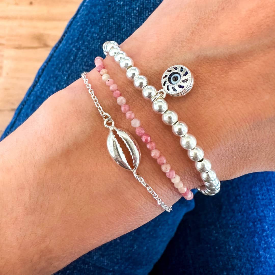 Silberarmband mit türkischem Auge Armband KOOMPLIMENTS
