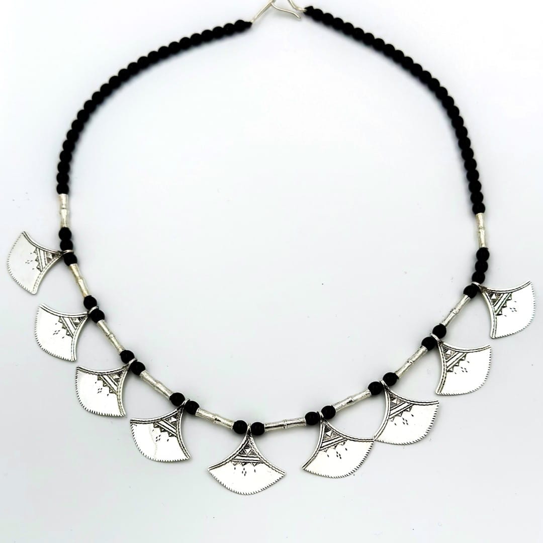Silberkette mit Tuareg-Symbol - Shatshat Halsketten KOOMPLIMENTS