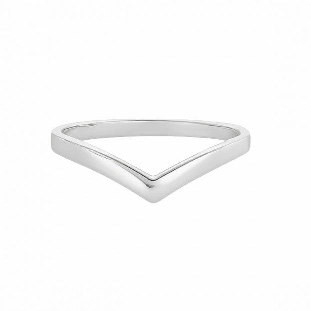 Silberring in V-Form Ringe KOOMPLIMENTS