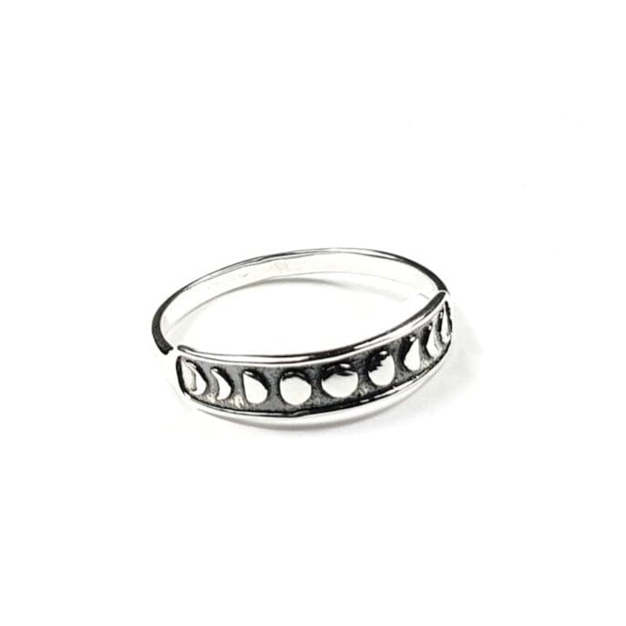 Silberring mit Mondphase Ringe KOOMPLIMENTS