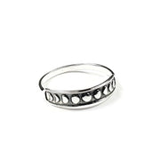 Silberring mit Mondphase Ringe KOOMPLIMENTS