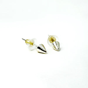 Pointed Cone Earrings made of Silver