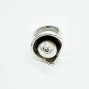 Statement Silber Ring mit Kugel - TOLEDO Ringe KOOMPLIMENTS