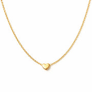 Zarte Herz Halskette - Mini Golden Heart Halsketten KOOMPLIMENTS