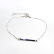 Armband 925 Sterlingsilber mit kleinen farbigen Perlen - Peppy Armband KOOMPLIMENTS