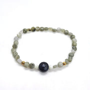 Armband aus Naturstein in Weiß, Grau und Schwarz Armband KOOMPLIMENTS