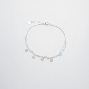 Pulsera de plata con medallones - Medilla