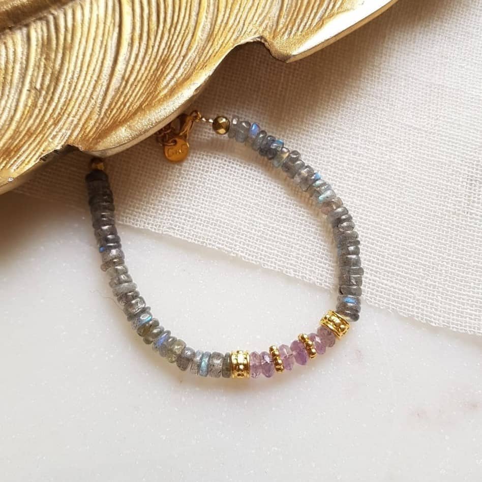 Labradorite Bracelet, Pyrite retailer Bracelet, Bracelets for Women, Labradorite Bracelets, Beaded Bracelets Handmade Jewelry Womens Boho Bracelet