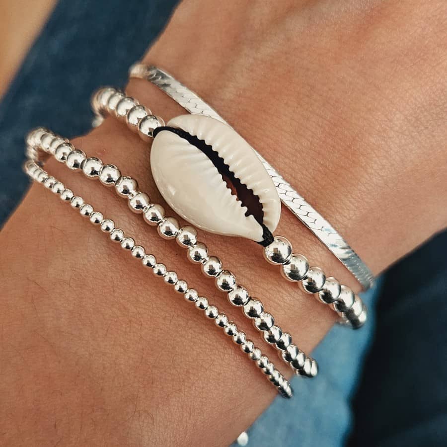 Armband mit natürlicher Muschel Armband KOOMPLIMENTS