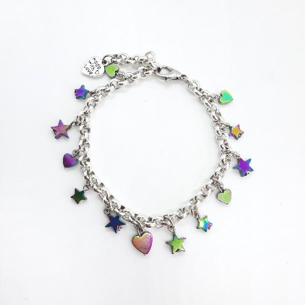 Armband mit Stern Charms - Chromatic Stars Armband KOOMPLIMENTS