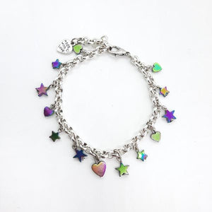 Bracelet with Star Charms - Chromatic Stars