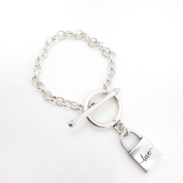Armband mit "T"-Schließe - Love Armband KOOMPLIMENTS