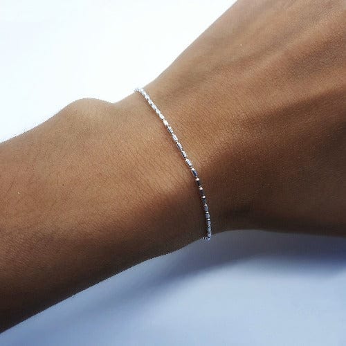 Armband Silber aus kleinen Stiften - Felicity Armband KOOMPLIMENTS