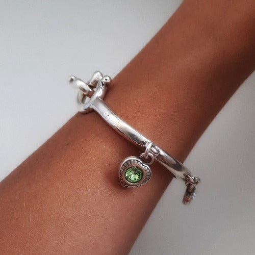 Armreif mit Herzen Anhänger Armband KOOMPLIMENTS