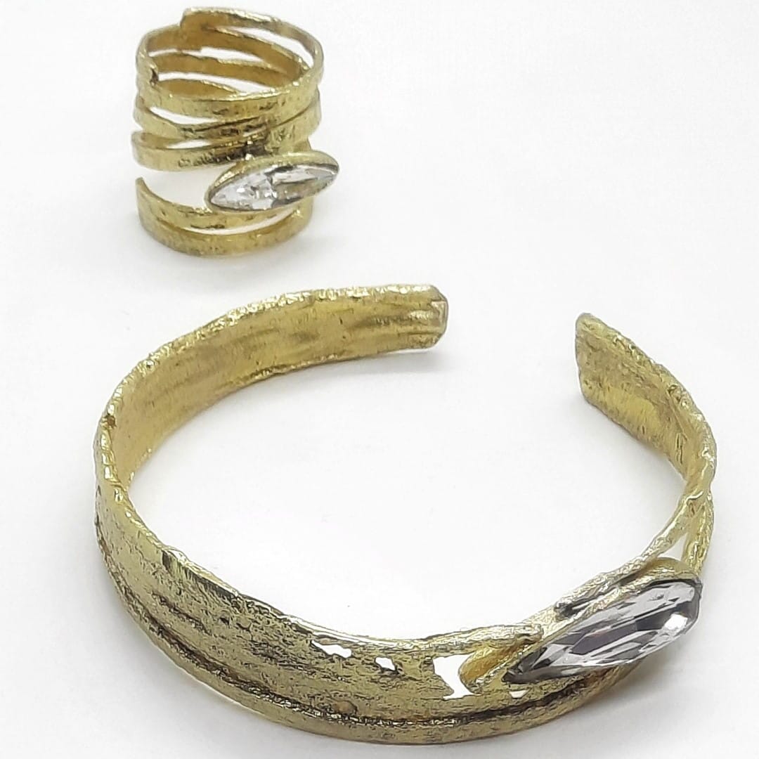 Armreif mit Swarovski-Kristallen - ADORE Armband KOOMPLIMENTS