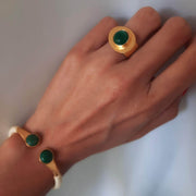 Armreif Thebe - Sueños Jade Armband KOOMPLIMENTS