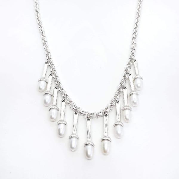 Besondere Damen Halskette aus Silber - Glühwürmchen Halsketten KOOMPLIMENTS