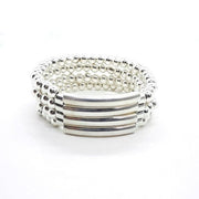 Besonderes Damen Armband aus Silber Zamak Perlen - Cora Armband KOOMPLIMENTS
