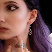 Boho Damen Silber Tropfenohrringe Ohrringe KOOMPLIMENTS