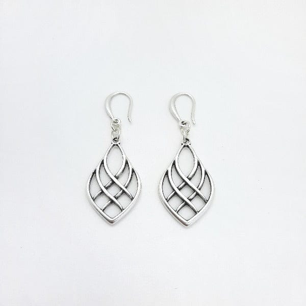 Boho Damen Silber Tropfenohrringe Ohrringe KOOMPLIMENTS