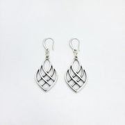 Boho Damen Silber Tropfenohrringe Ohrringe KOOMPLIMENTS