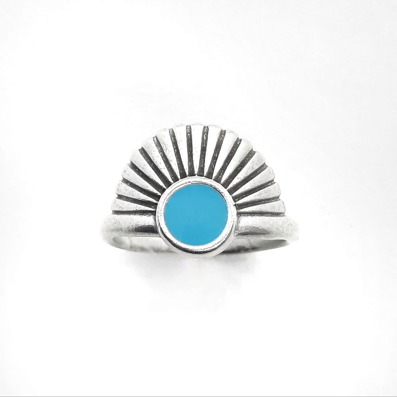 Boho Ring mit Sonnenstrahlen - Türkis Ringe KOOMPLIMENTS