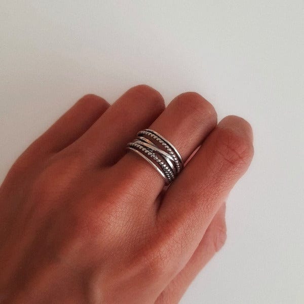 Boho Ring Silber - Love Story Ringe KOOMPLIMENTS