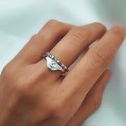 Boho Silberring mit Blumen - Flowers Ringe KOOMPLIMENTS