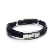 Braunes Lederarmband Herren - OREGON Armband Herren KOOMPLIMENTS