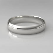 Breiter Band Silberring 5mm Ringe KOOMPLIMENTS